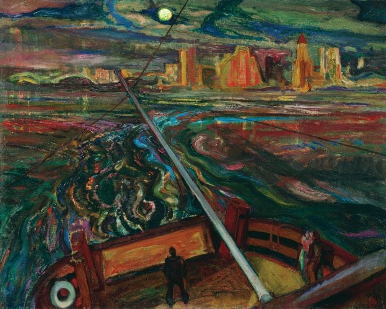 'Night Ferry, Vancouver,' 1937 (F.H. Varley/McMichael Canadian Art Collection)