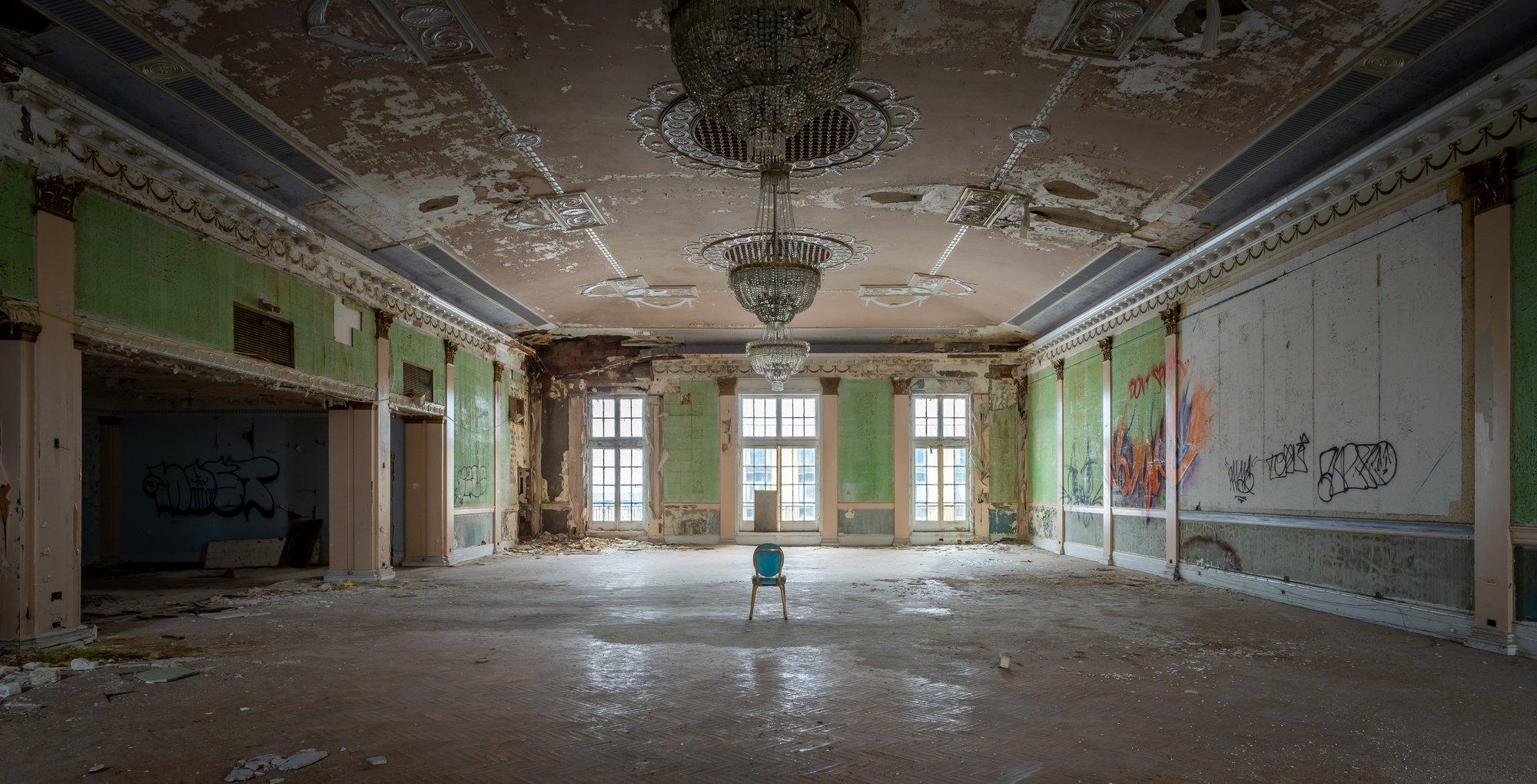 Abandoned Luxury Hotel Ballroom