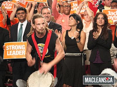 Dreadlocks, drums and the NDP