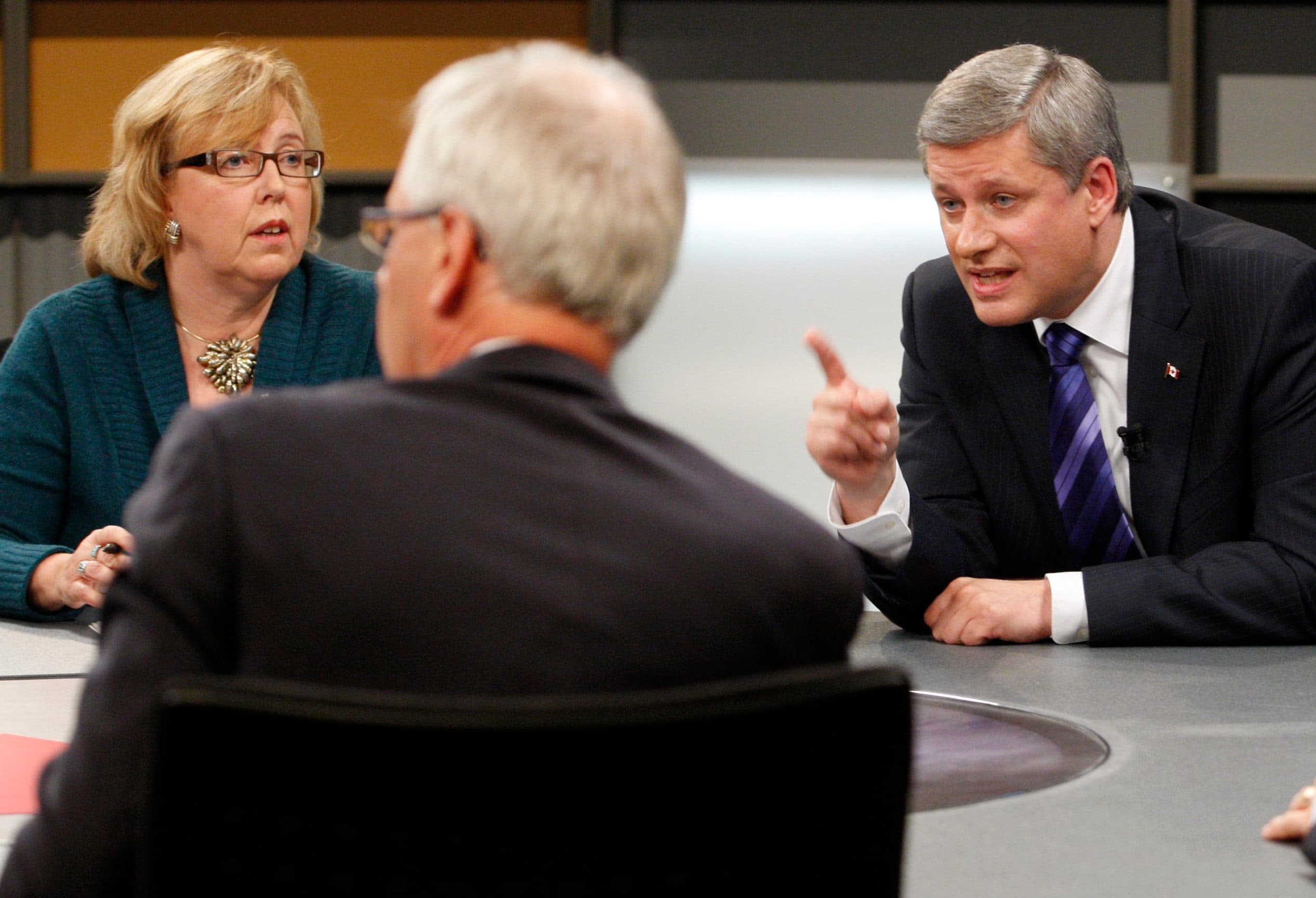 Morning memo: The party leaders kiss and make up at the debates. Sorta.