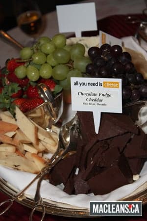 MPs and chocolate fudge cheddar cheese!