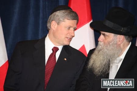 The PM, Jason Kenney and a room packed with rabbis