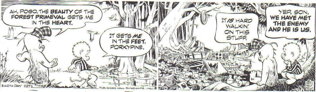 Earth Day Greetings From A Possum And a Porcupine