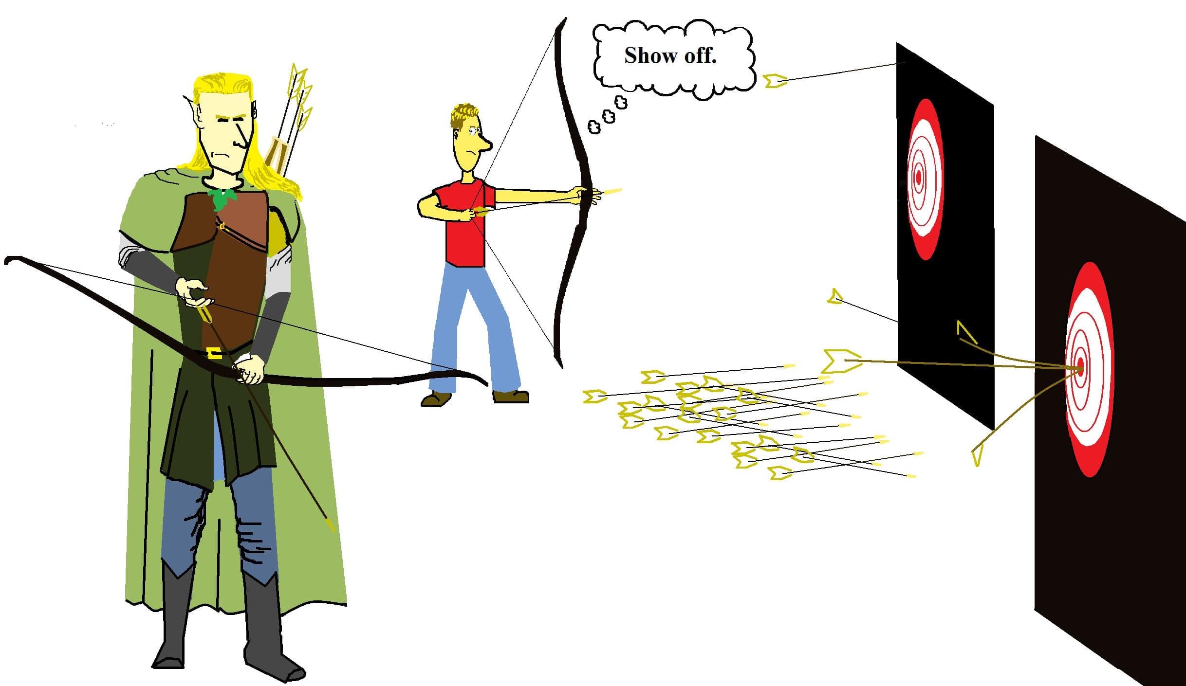 Archery is easy. Except when it's not.