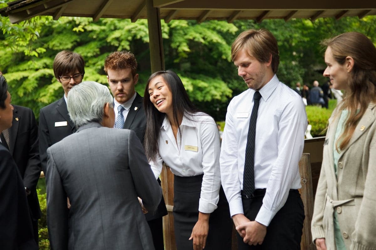 Emperor and Empress of Japan tour UBC's Nitobe Memorial Garden