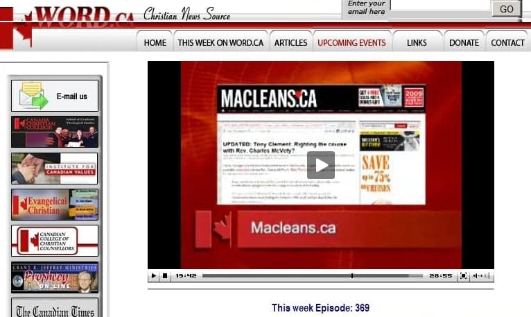 Righting the course: Charles McVety, Tony Clement and ... ITQ?
