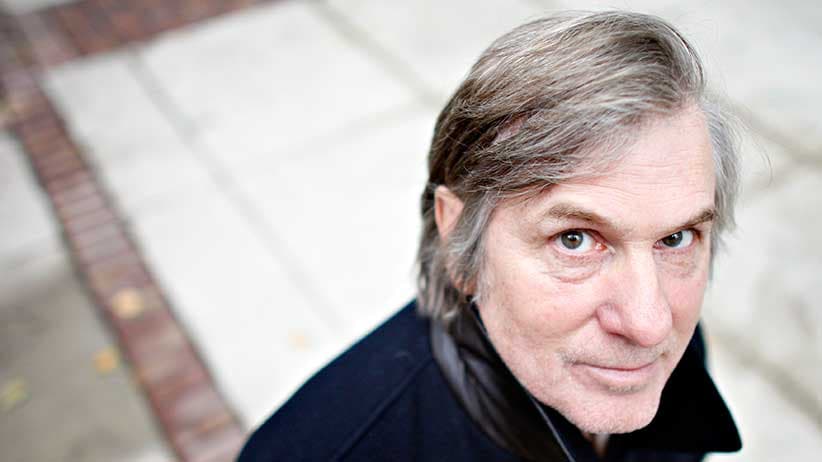 Author David Adams Richards outside the Random House Canada offices in 2007