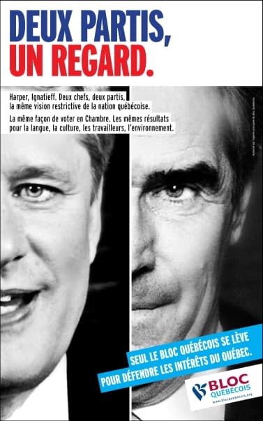 Hey, remember that much anticipated/dreaded Bloc Quebecois ad campaign?