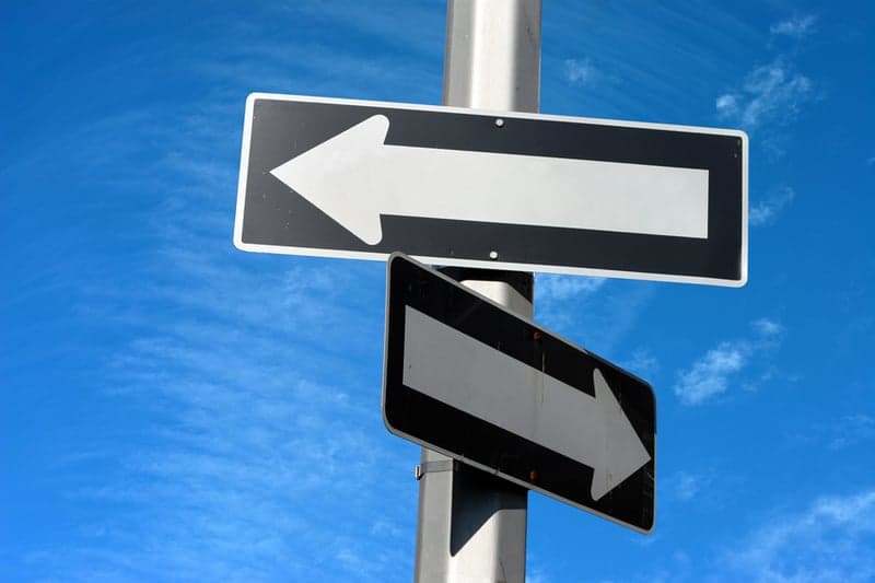 The fork in the road