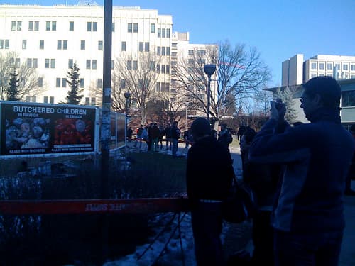 Pro-life students accused of trespassing