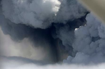 Ash falls over Europe
