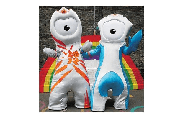 It's a tough morning if you're an Olympic mascot