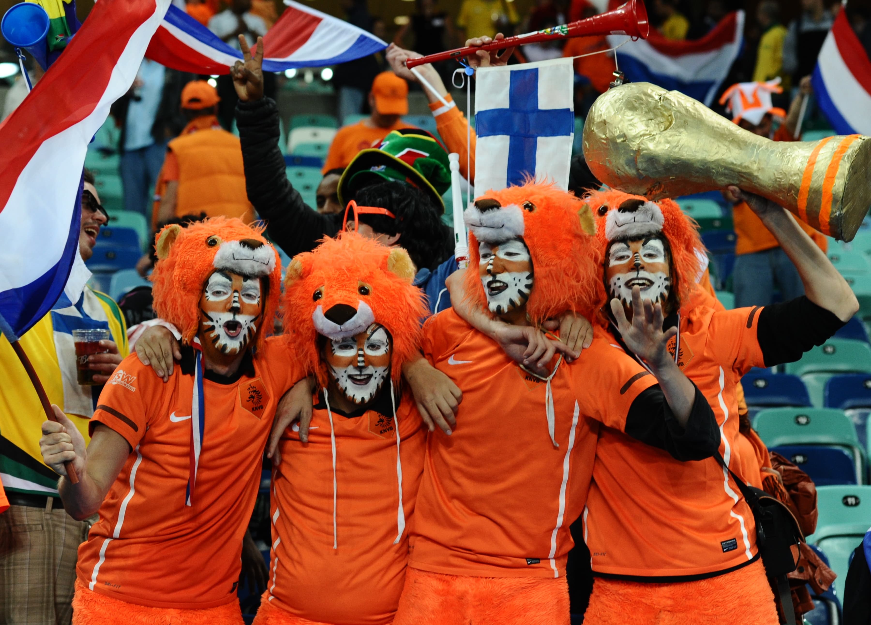 Netherlands supporters celebrate