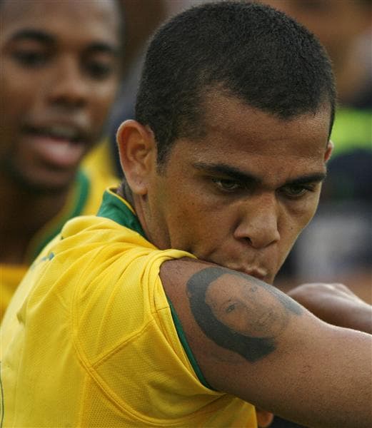 Tattoos on the soccer pitch