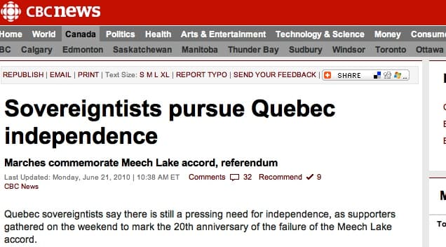 There's probably a faction inside the PQ that disagrees with this