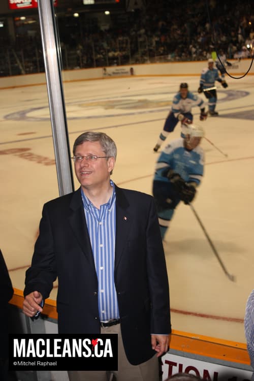 Hockey Night with Don Cherry and Stephen Harper