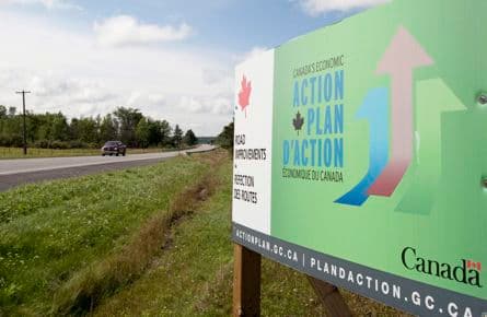 Tracking economic stimulus plan signs