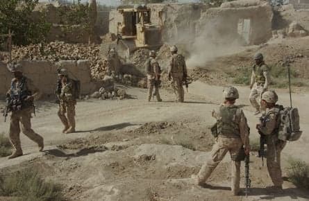 Did Canadian troops bulldoze an Afghan village?