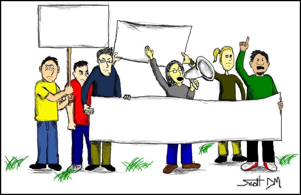 The ‘legal’ way to protest on campus