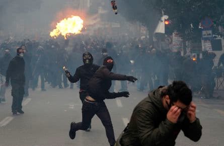 Austerity regime met with protests in Greece