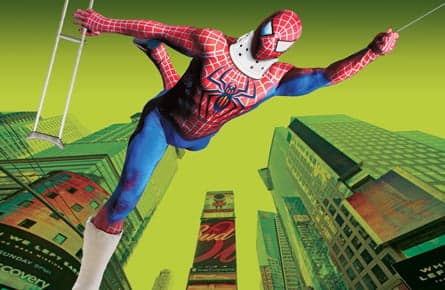 Break a leg, Spider-Man