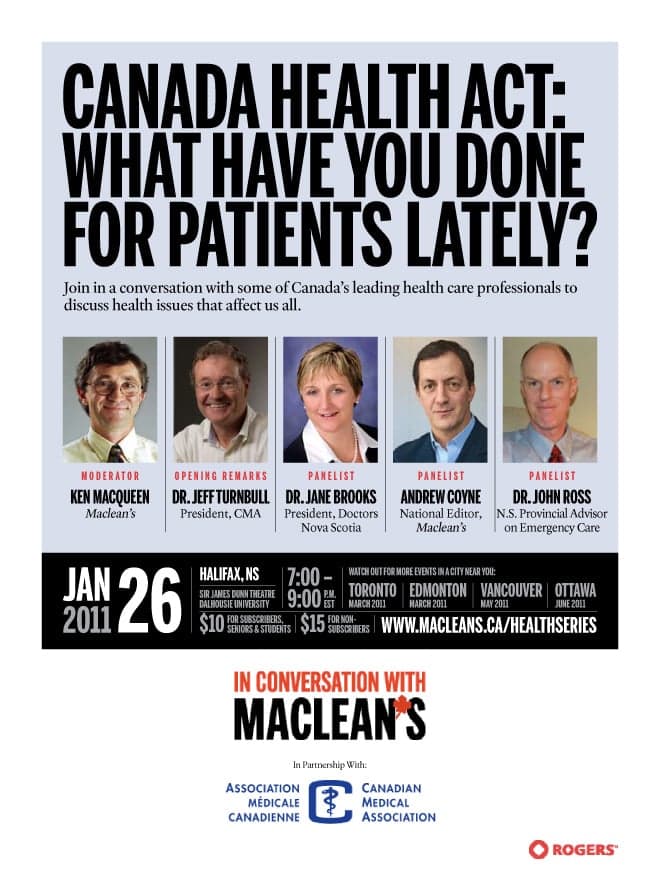 In Conversation with Maclean's: Health Series