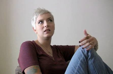 Diablo Cody on camera