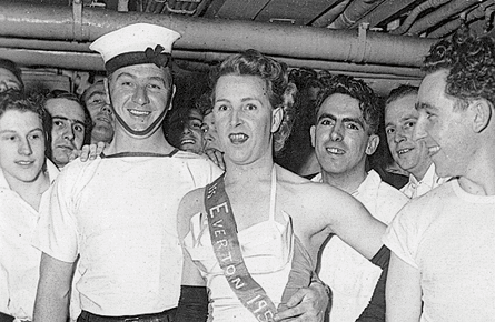 All men on deck—in drag?