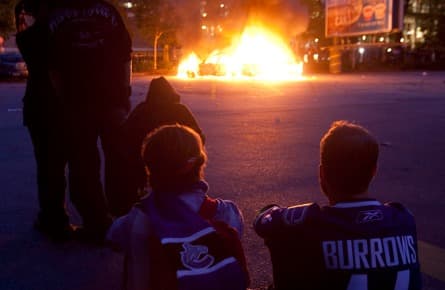 Rioters lay siege to Vancouver