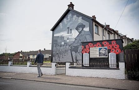 A project to replace infamous Belfast murals comes under fire