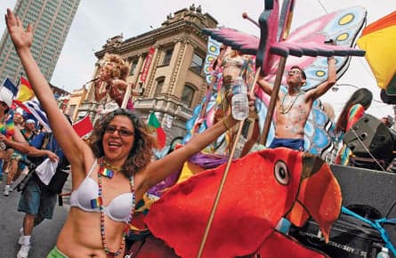 Sorry Rob, the gay pride parade is part of the job