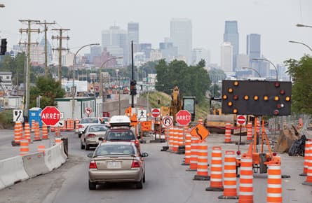 In Quebec, construction chaos ahead