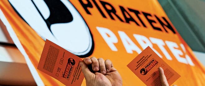 Pirate Party's flagging sails