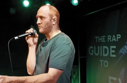 Learning biz to the sound of rap