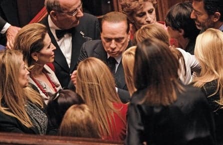 Italy's oversexed billionaire buffoon