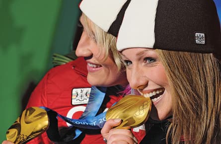 Olympic champion bobsledder Heather Moyse switches gears