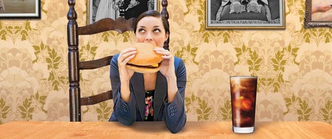 Big portions weigh down small women