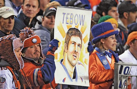 Tim Tebow: he wins in mysterious ways