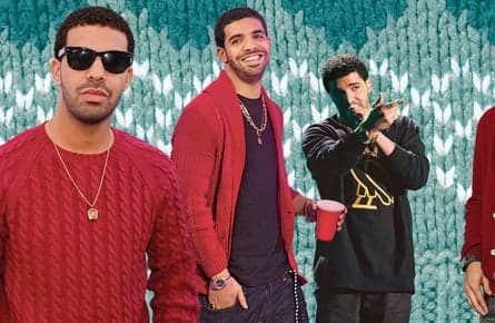 Drake opts for sweaters over swagger