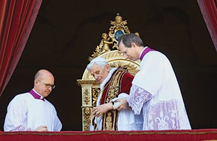 Pope Benedict XVI: still globe-trotting, but frailer