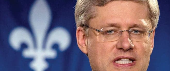 Harper's French disconnection