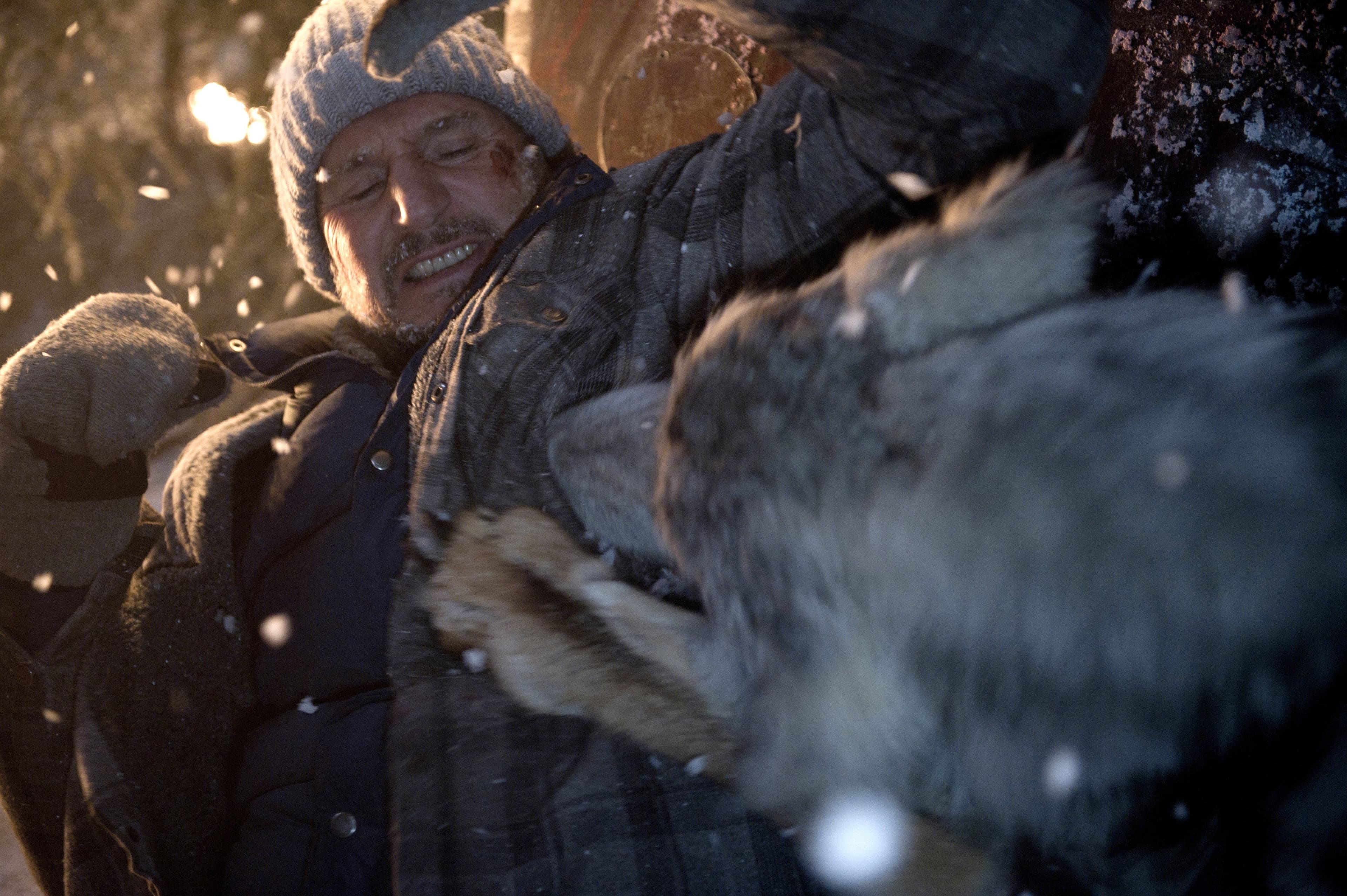 Men and beasts in 'The Grey' and 'Tyrranosaur'