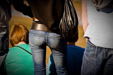 Turned away from an exam for skinny jeans