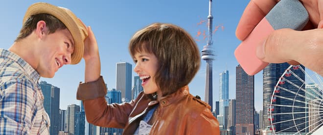 Toronto and Vancouver, barely incognito