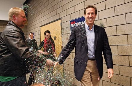 The Santorum surge