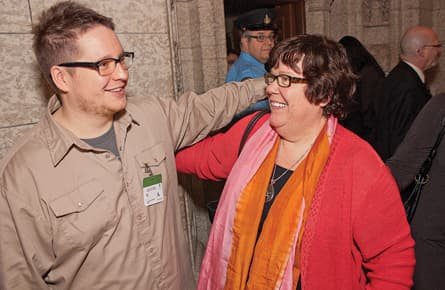 The art of a senator and a 60th birthday bash