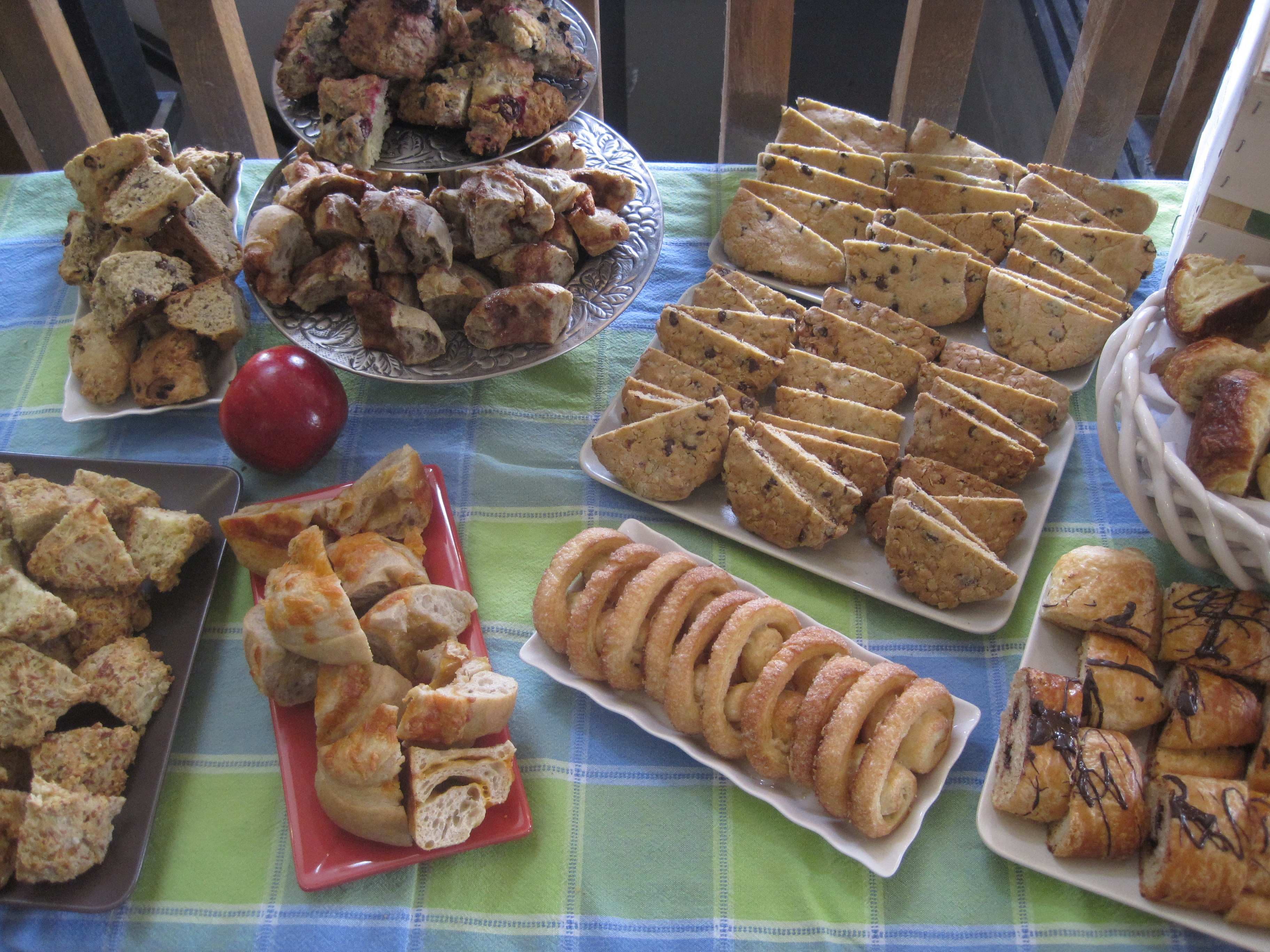 Keith Ashfield samples baked goods, speculates on future matrimonial qualities