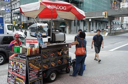 Street food not allowed