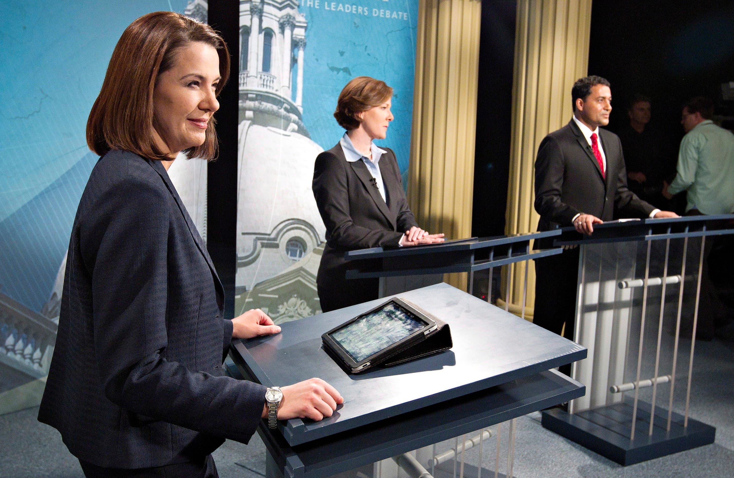In Alberta, a debate about everything except the only thing that counts