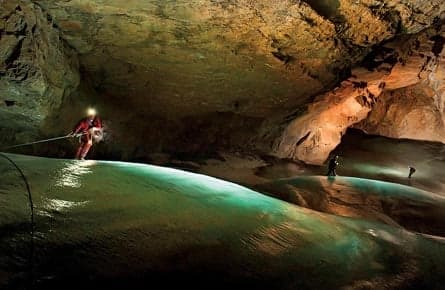 Photos illuminate Booming Ice Chasm